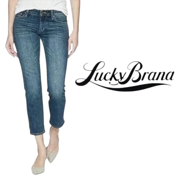 Lucky Brand Summer Sweet N Low Crop Jeans Size 6/28 Women's - Picture 13 of 13